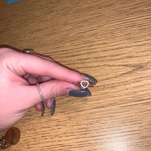 Heart shaped pandora ring